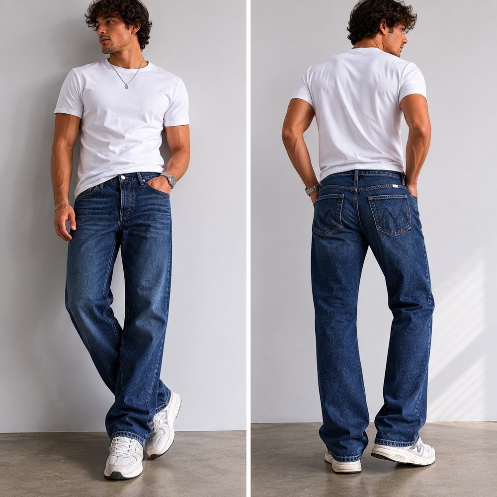 Mother Jeans Mens 34x31 The Chaser Blue Straight Fit Jeans Made in USA